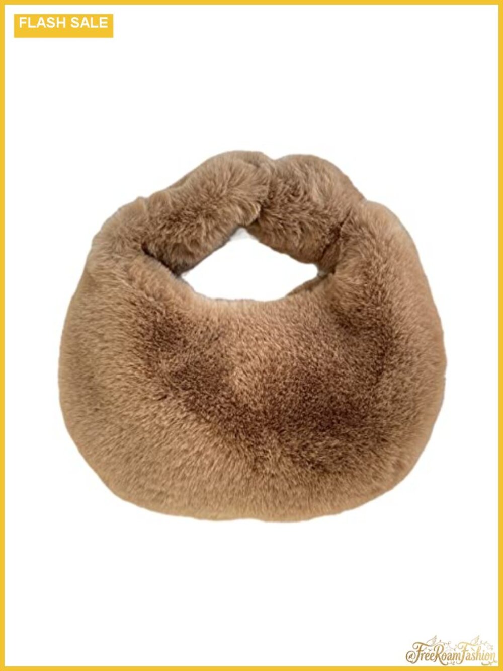 Faux Fur Shoulder Bag Cute Fluffy Y2k Handbag Zipper